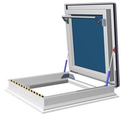 ​Окно - люк для выхода на крышу FAKRO DRF DU6 для плоских кровель без купола