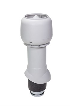 Выход кровельной вентиляции (вытяжки) VILPE P Ø125/160 h500 мм изолированный с колпаком-дефлектором