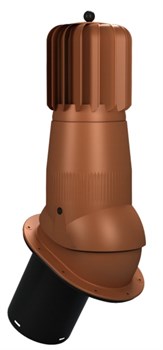 Т02-AL-L WiroVent EVO WirPlast роторный вентиляционный выход неизолированный для фальцевой и готовой битумной кровли D150 мм, Н490 мм - фото 30761