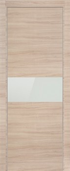 Дверное полотно TREND 404 Capuccino Nuovo белое стекло