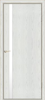 Дверное полотно Diamant Verticale Frassino Bianco