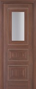 Дверное полотно Silencio 604 Noce Moca Nuovo со стеклом MateLUX