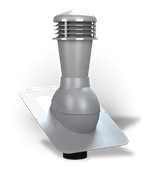 К-21 STANDART D 110 WirPlast WiroVent Вентиляционный выход неизолированный для битумной кровли (при монтаже)