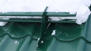 Снегозадержатель трубчатый для металлочерепицы