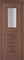 Дверное полотно Silencio 604 Noce Moca Nuovo со стеклом MateLUX