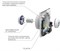 Канальный вентилятор RENSON WAVES CO2 VOC RH 801234 Канальный вентилятор RENSON WAVES CO2 VOC RH 801234