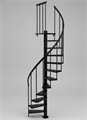 Винтовая лестница DOLLE Calgary Anthracite 120см 71042