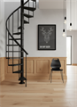 Винтовая лестница DOLLE Calgary Anthracite 120см 71042