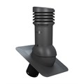 Вентиляционный выход Wirplast WiroVent EVO E01 неутепленный D125/110 мм H447 мм для битумной кровли (при монтаже) Е01