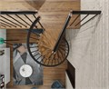 Винтовая лестница Spiral Black 140 см SB-140