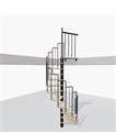 Винтовая лестница Spiral Loft Black 140 см SLB-140