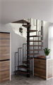 Винтовая лестница Spiral Loft Black 140 см SLB-140