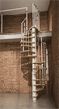 Винтовая лестница Spiral Loft White 120 см SLW-120