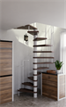 Винтовая лестница Spiral Loft White 120 см SLW-120