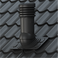 Вентиляционный выход Wirplast WiroVent EVO E22 утепленный D150 мм H490 мм универсальный для металлической кровли E22